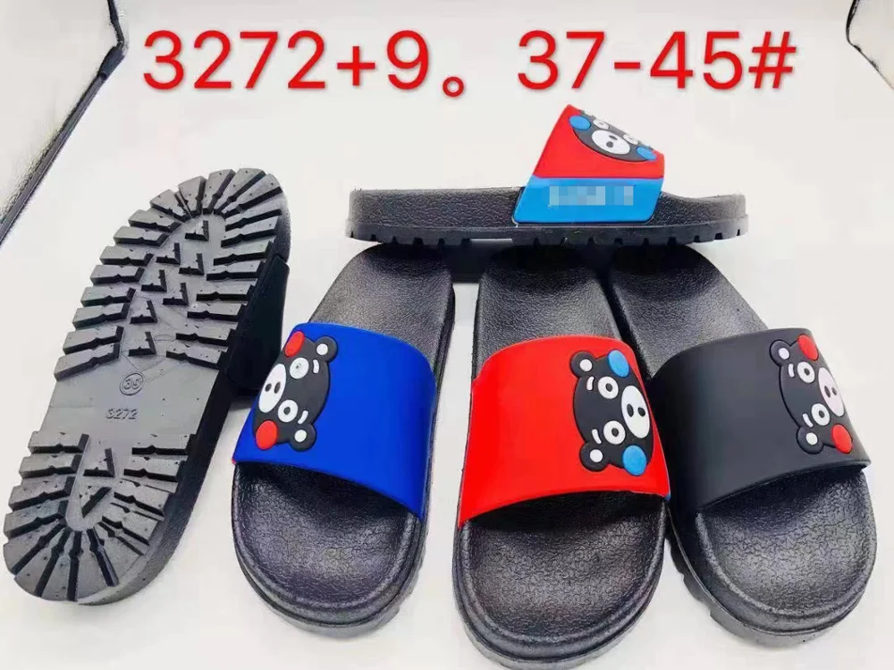 Модные тапочки-слайдеры из ПВХ для мужчин мужские сандалии