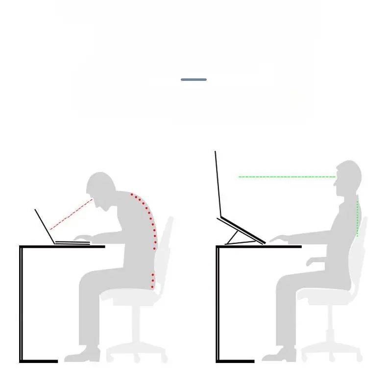 Современная портативная металлическая компьютерная подставка для офисного стола дома и офиса спальни складная алюминиевая охлаждающая ноутбука