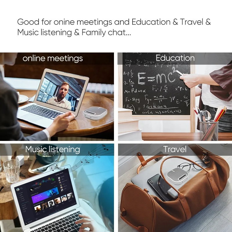  Hot selling Blue-tooth 5.0 wireless conference speakerphone meeting microphone & Speaker