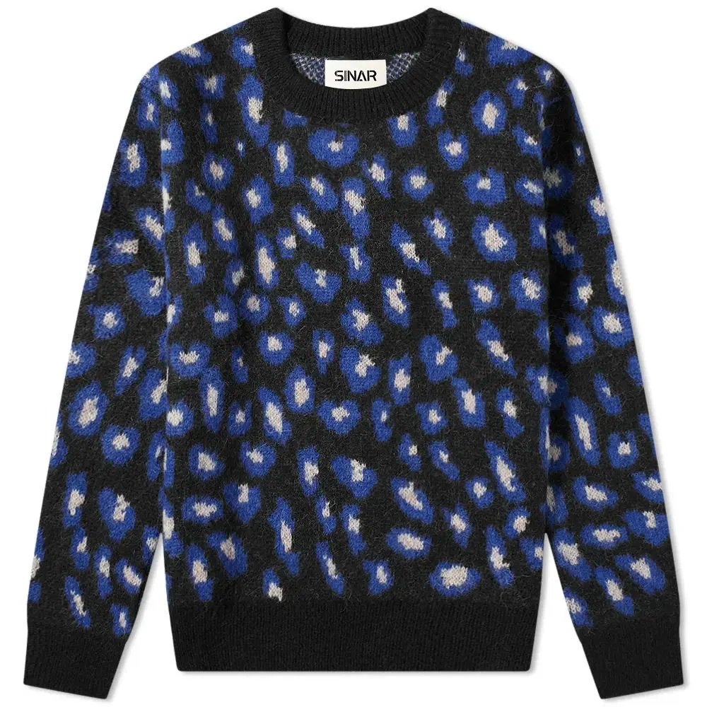 Custom LOGO OEM & ODM men sweaters pullover letter Jacquard Long Sleeve Knitted men clothes knitwear sweater for men