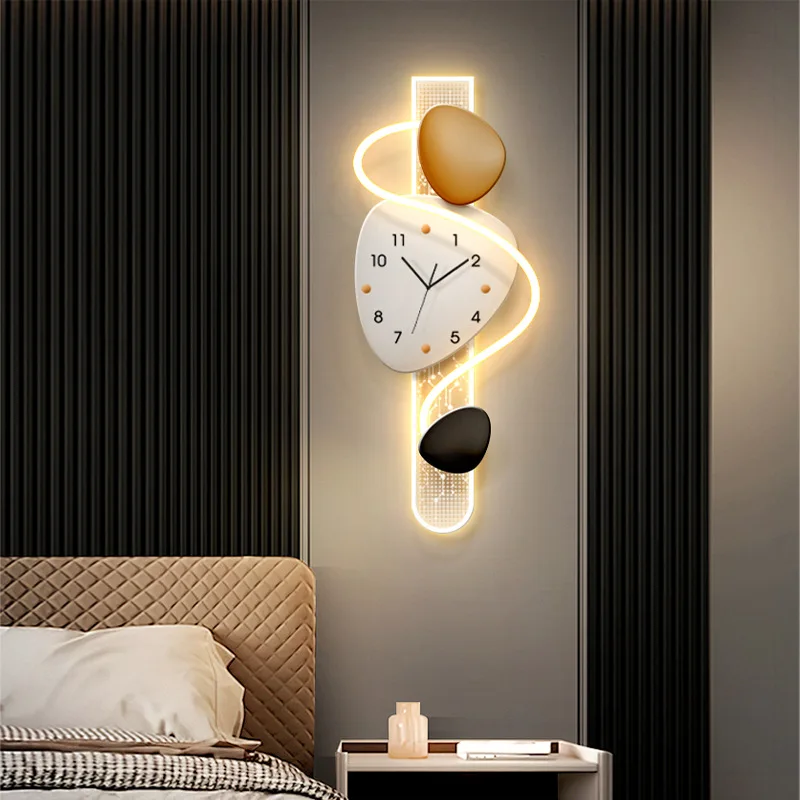 Artful Accents: Stylish Wall Hangings to Elevate Your Living Space Atmosphere Wall Mounted Clock