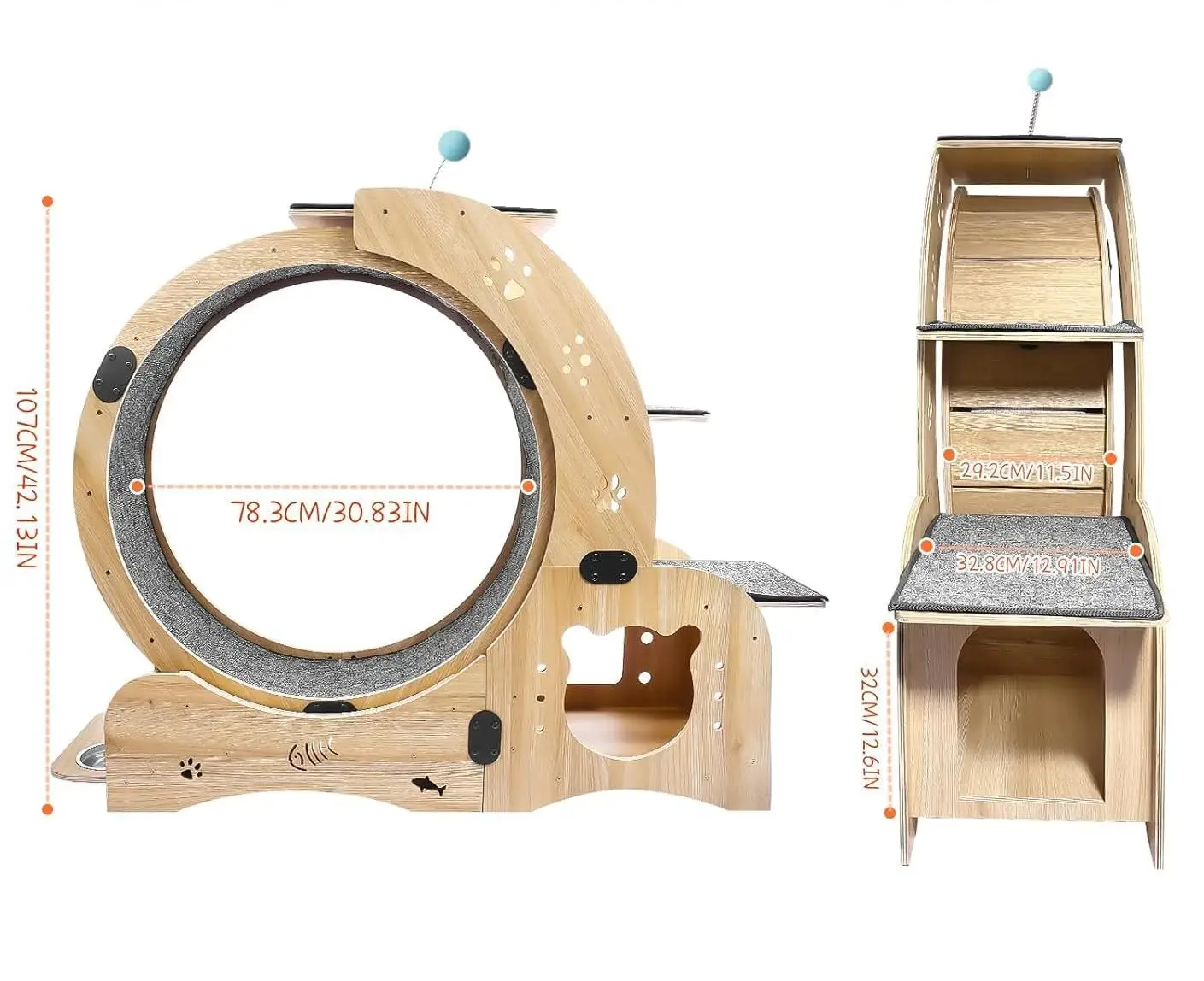 Беговое колесо для кошек