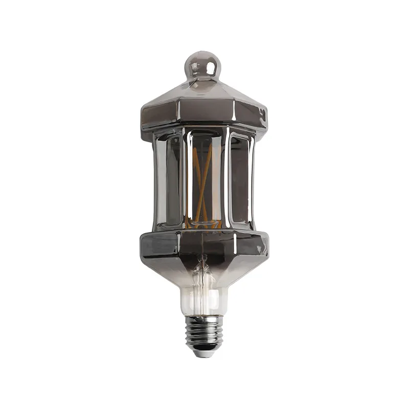 Creative Pagoda lamp Retro warm white e14 e27 b22 2W 4W 6W screw chandelier led bedside filament doownlight Pendant lamp