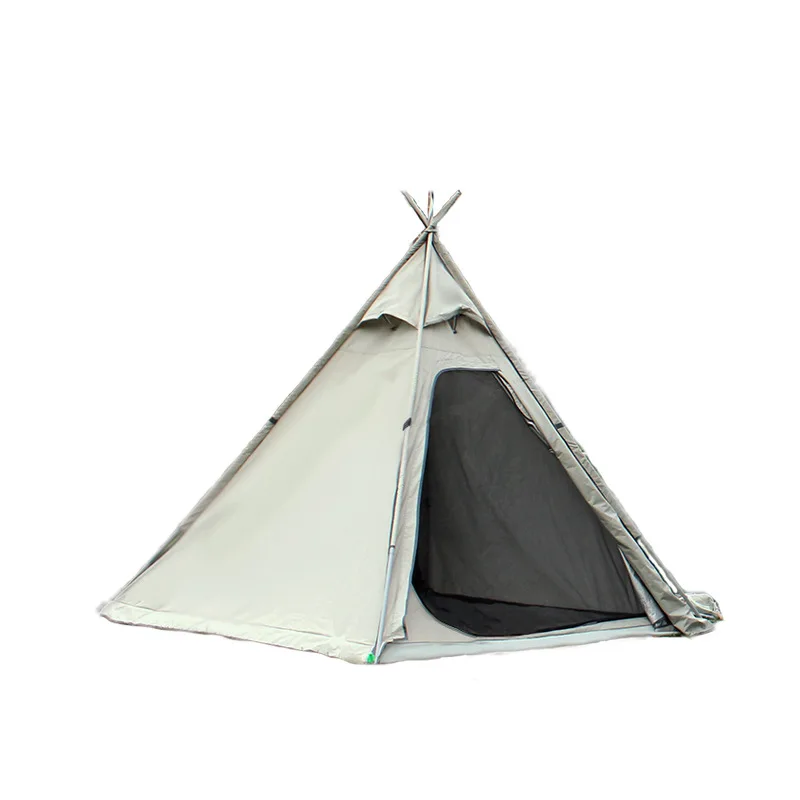 Высокое качество открытый 2-3 человека хлопок холст пустынная палатка Пирамида кемпинг палатка
