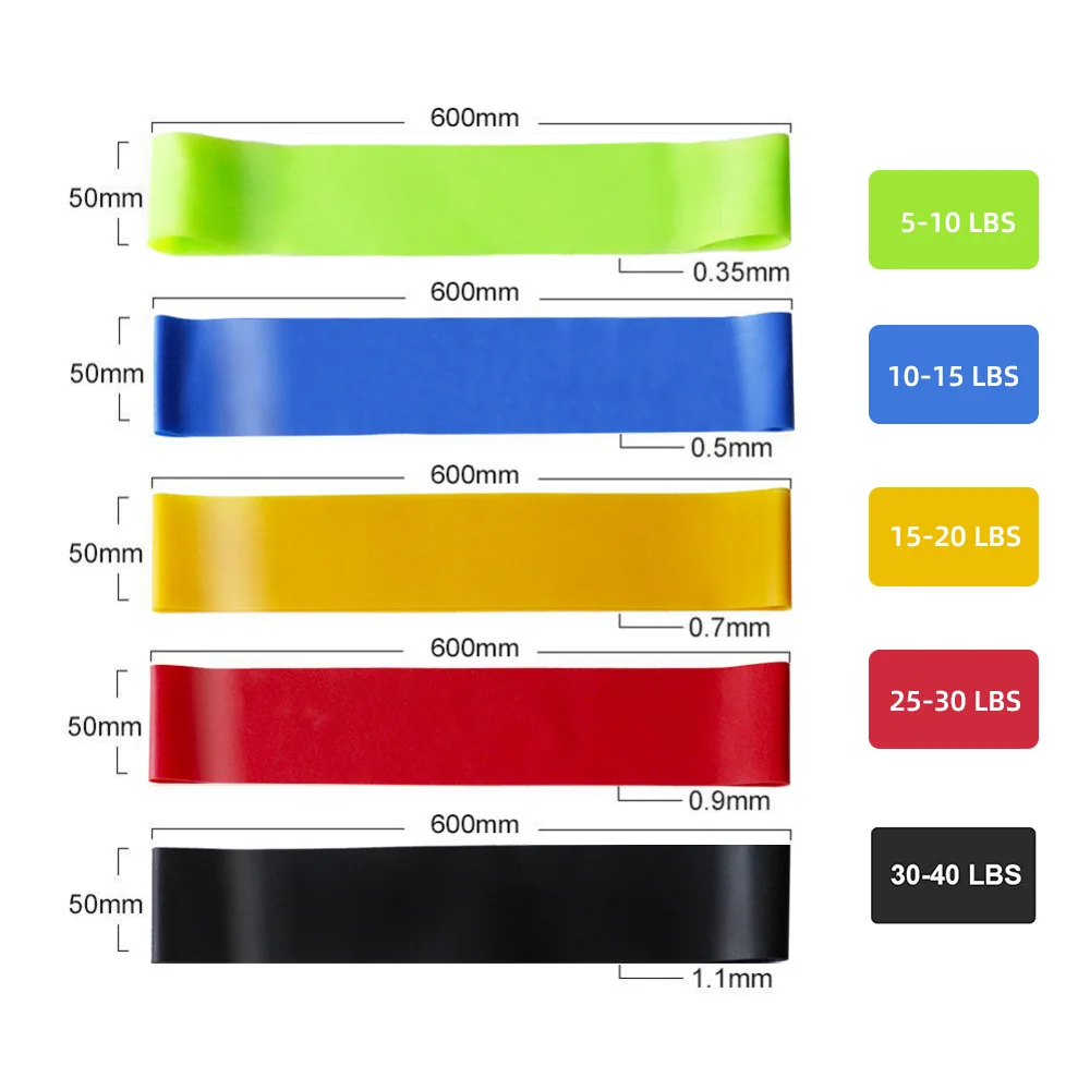 Squat Buttocks Yoga Resistance Ring Stretch Resistance Bands Private Label Long Latex Band Stretching Exercise Yoga Belt