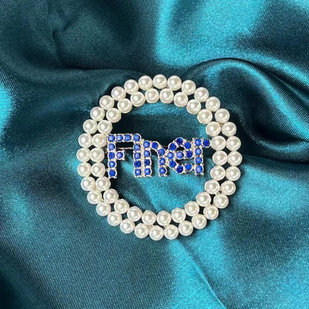 Greek Letter Sorority Jewelry Order Of The Eastern Star Brooches Oes Pins  Pearl Beads Brooch Lapel Pin