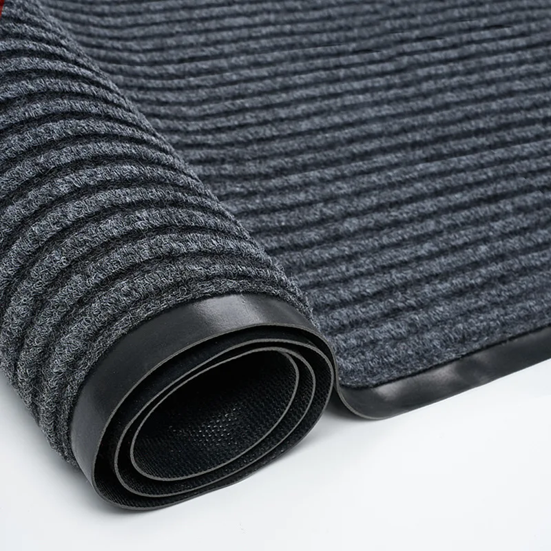 Environmentally Sublimation Wholesale Square Floor Hot Sale Non-Slip Out Blank Washable Dirt Trapper Mat Carpet Rug Rubber