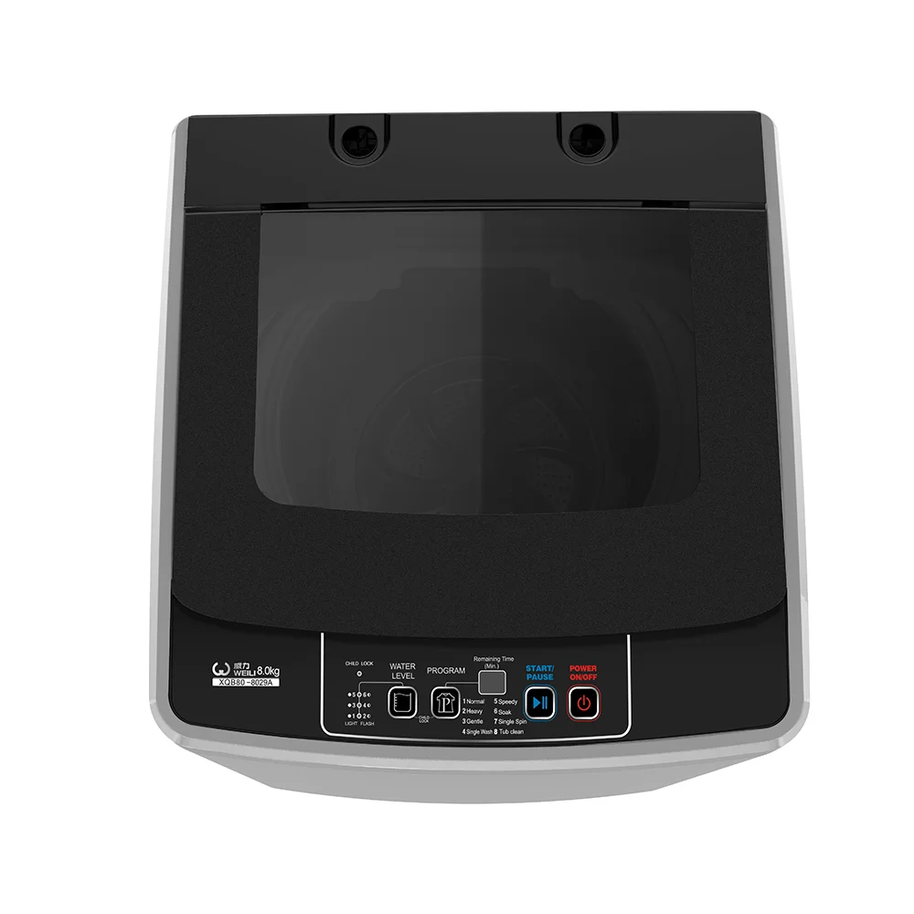 WEILI Factory Outlet OEM or ODM 8KG Appliances Auto Top Loading Single Tub Washing Machine Pulsator