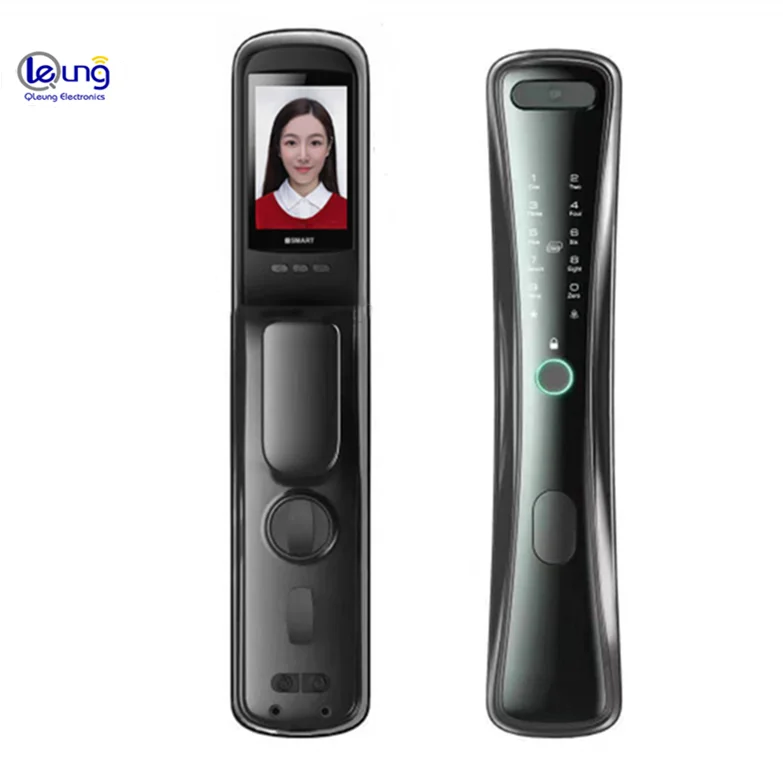 Hot Sales Snapshot video Security Smartphone Fingerprint passcode Wifi lock APP  Smart door lock