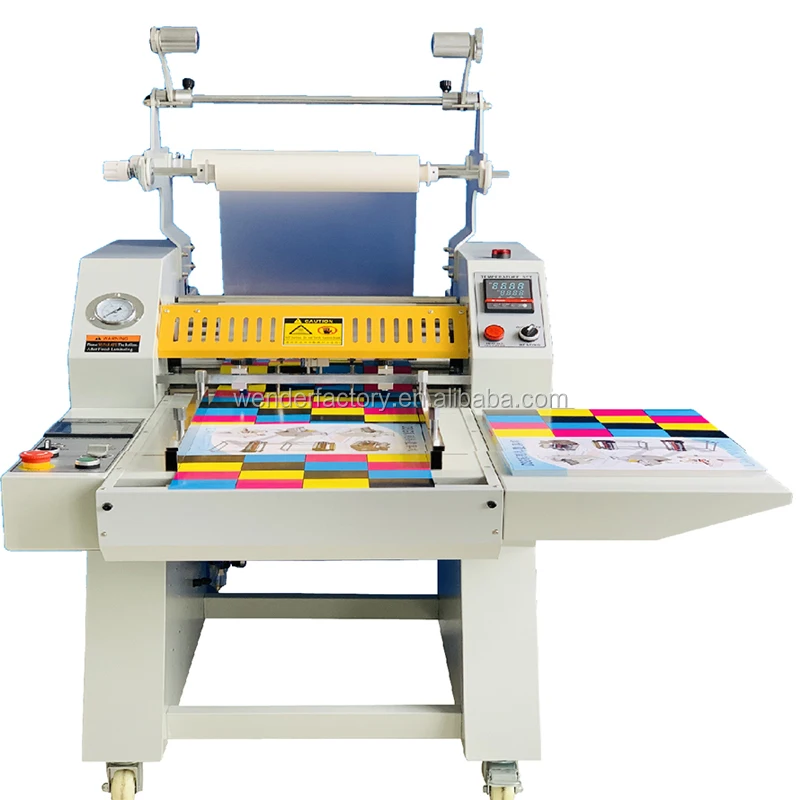 FM-400A конвейерная лента для подачи пневматического сейми-автоматические роликовые машины ламинирования с вытяжным разрезом