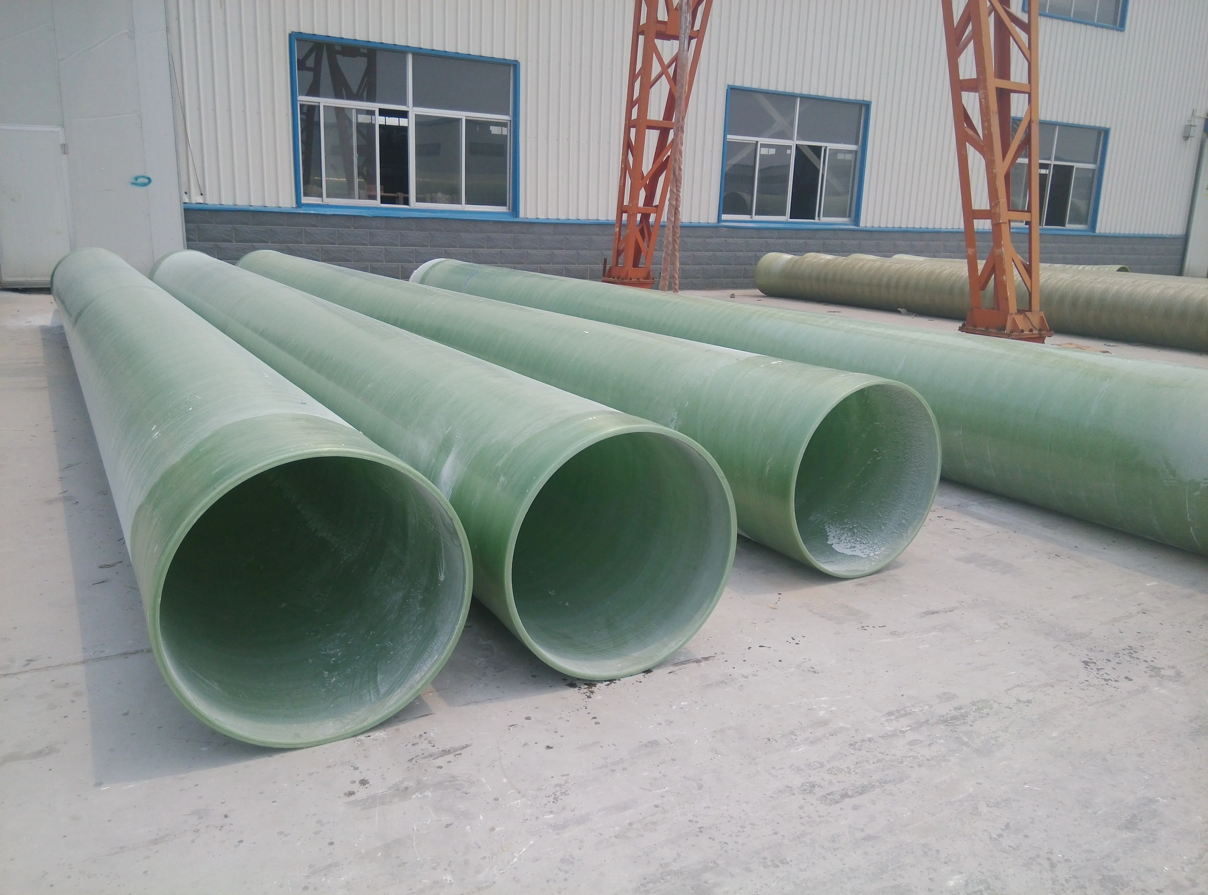 Fiberglass reinforced plastic water pipe for city supply water