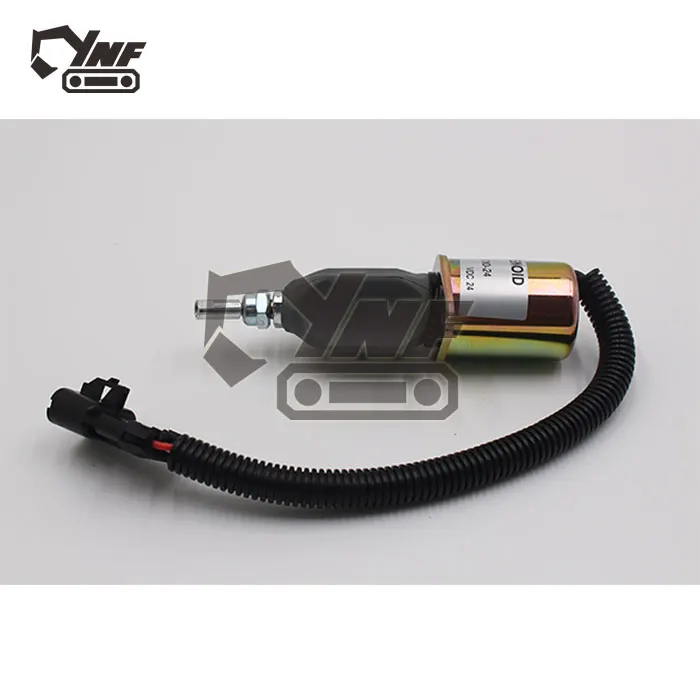 24V Fuel Stop Solenoid SA-4780-24 1751ES-24A7UC9B5S5 99453479 Cut Off Solenoid For Excavator