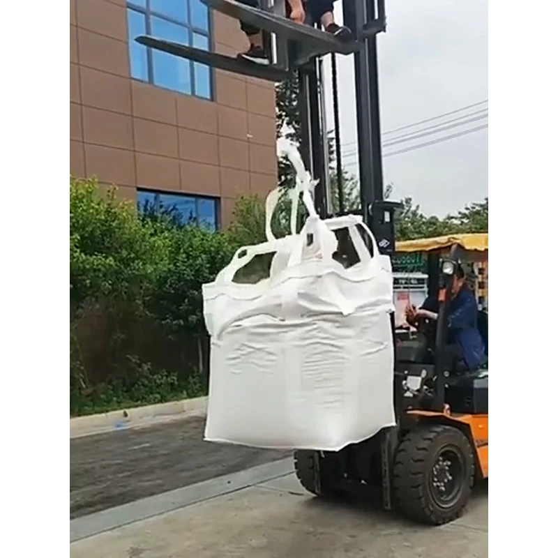 Ventilated Bulk Bags China Best Price 1000Kg Super Big Jumbo Bag For 1 Ton Garbage Garden Waste Building Material Sand Sack