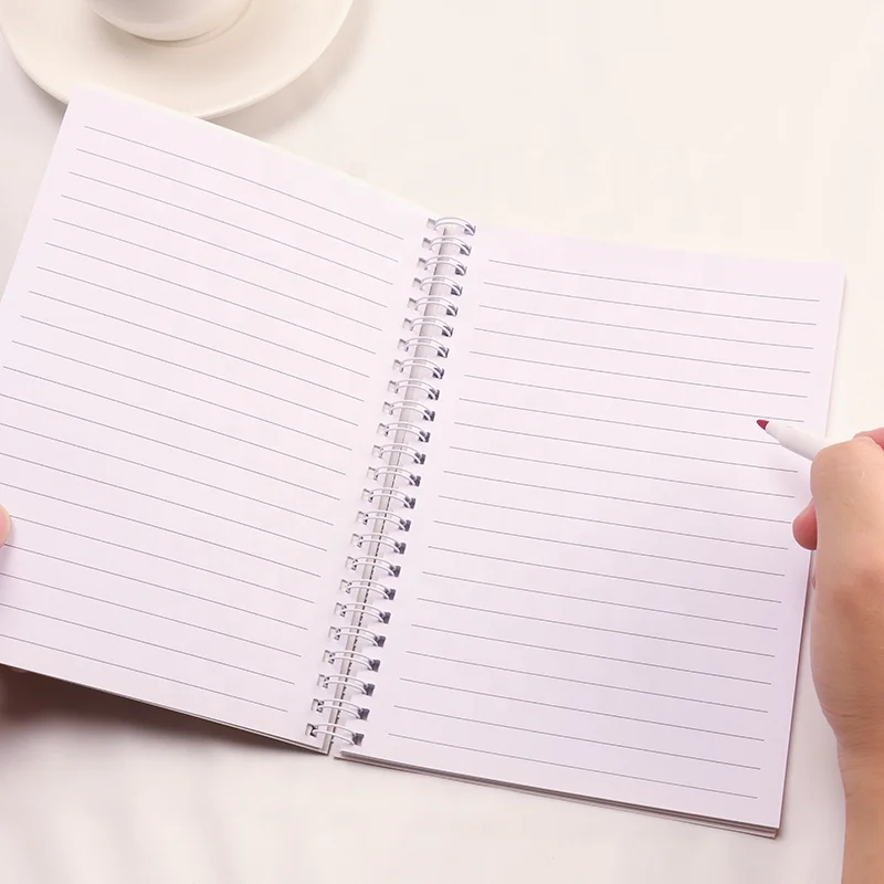 Manufacturer wholesale A5 horizontal notebook soft paper coil this cartoon side flip color print cover pattern notepad