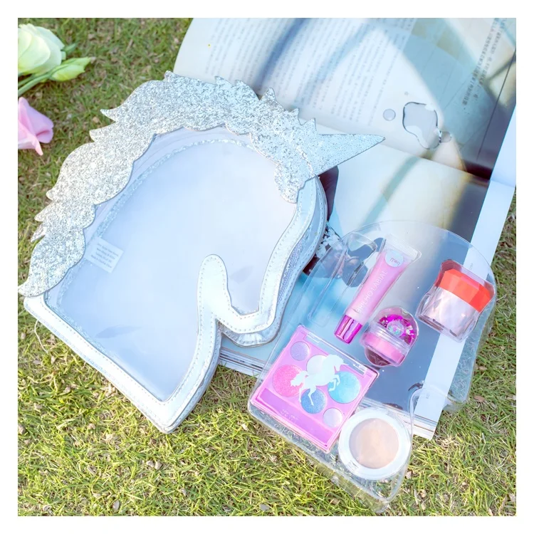 Children play make up game kits kids gift cosmetics sets kids girl makeup