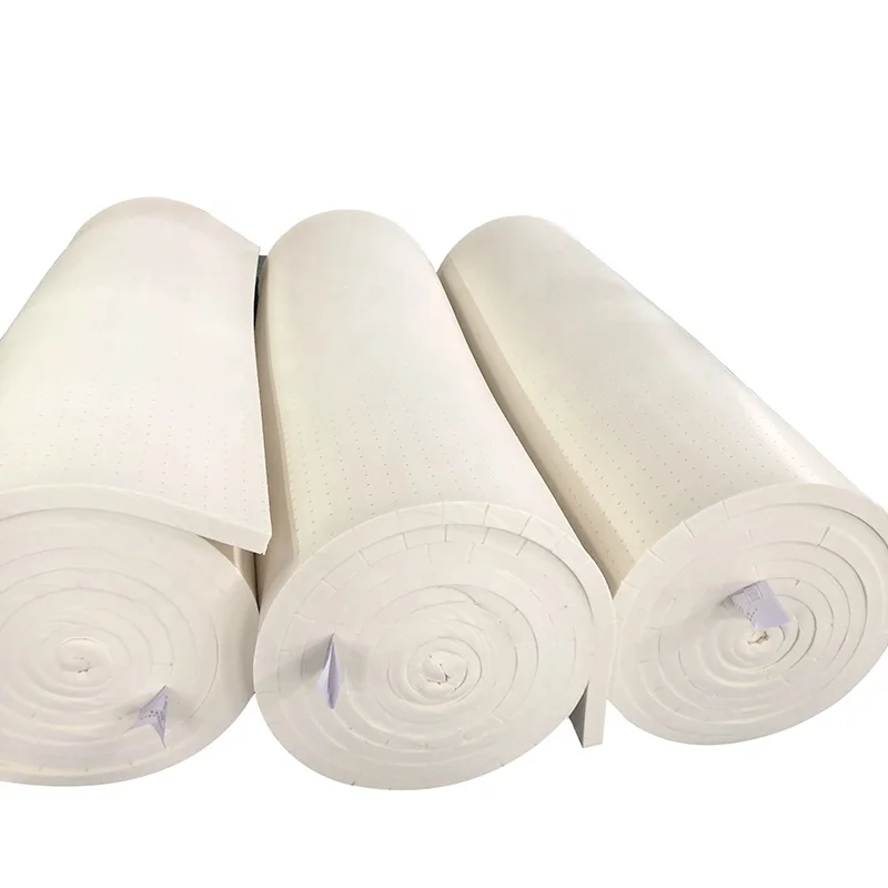 1-15cm Thickness High Low Density Latex Sheet Foam Board  for Mattress
