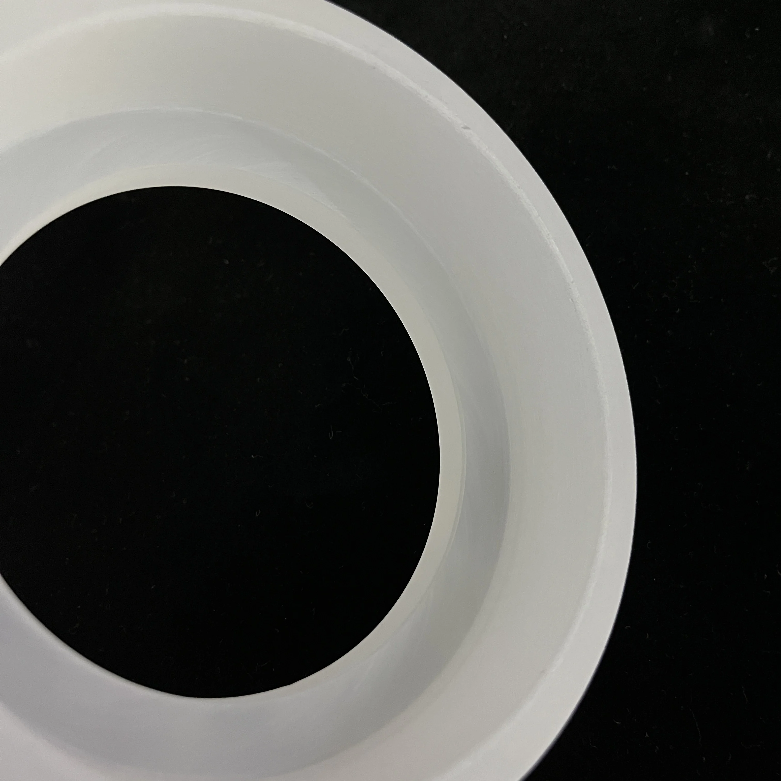 Customized Quartz products Frosted Opaque Glass Ring Quartz gasket flange Quartz flange