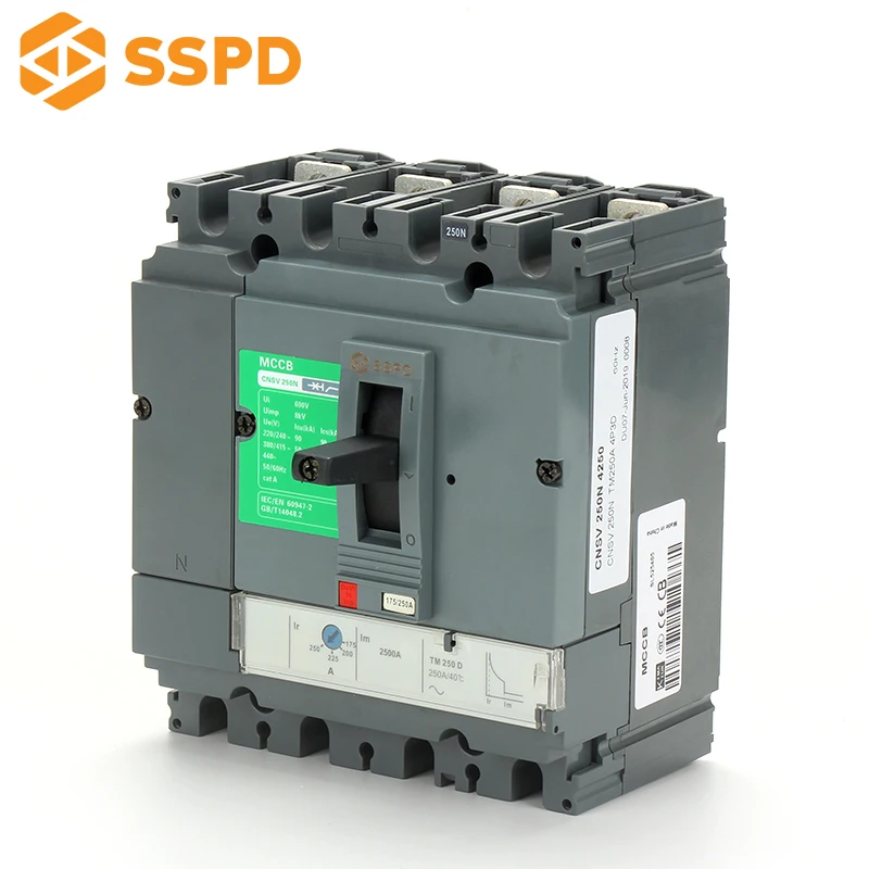 CVS250 series motor protection shunt trip circuit breaker
