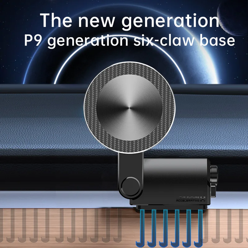 Magnetic Car Mobile Phone Holder Phone Bracket Air Outlet Bracket Magnetic Car Phone Stand For Tesla New Energy Vehicles