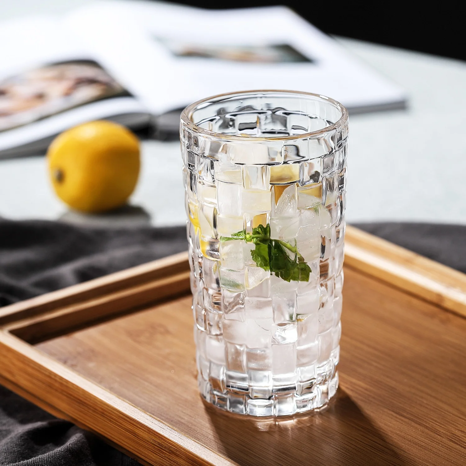 2023 New Design  Colorful Whiskey Glass Juice Drink Cup Home Water Glasses Dream Glass Cups