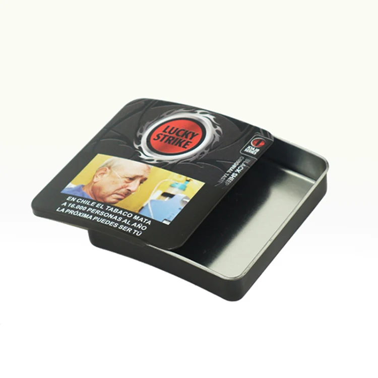 Wholesale Customized Printing Design Promotional Small Mint Candy Slide Tin Box