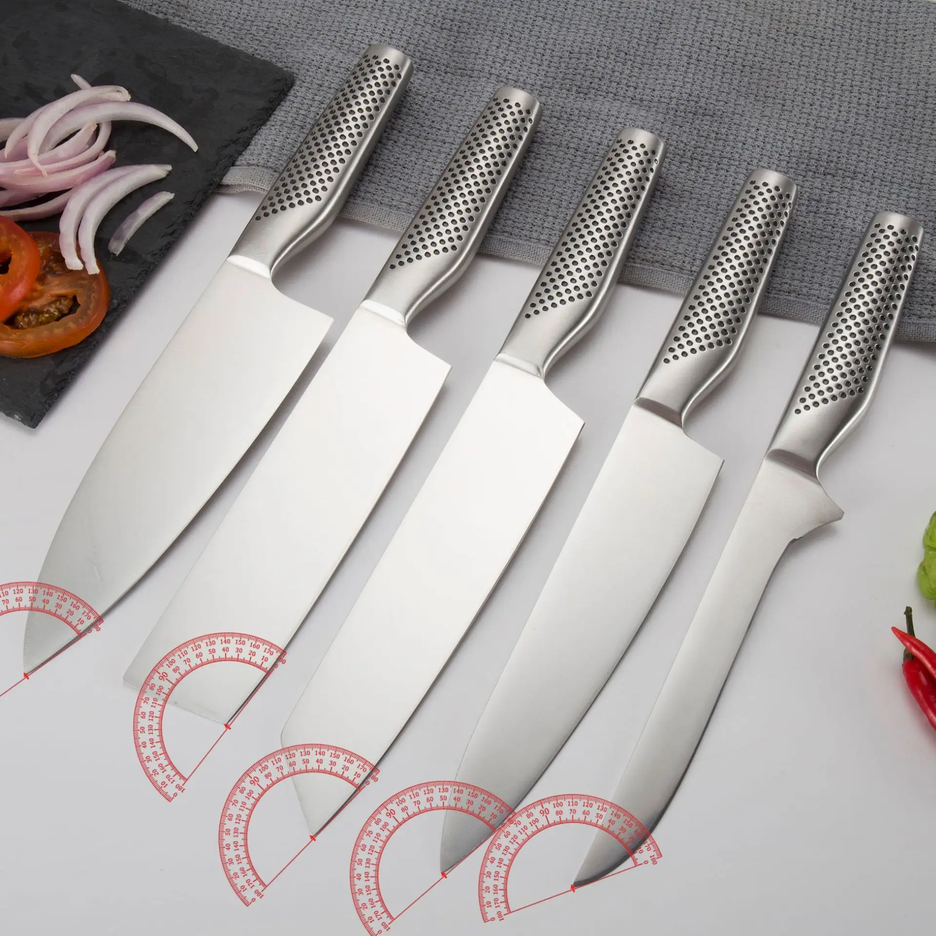 Baichang chef knife Anti-slip handle Professional kitchen knife Support OEM/ODM high quality carbon steel