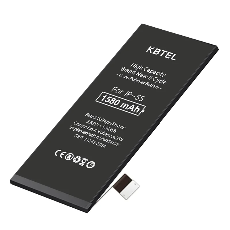 
For Recyclable Lithium Polymer 1580Mah Phone Iphone 5S Original Battery 