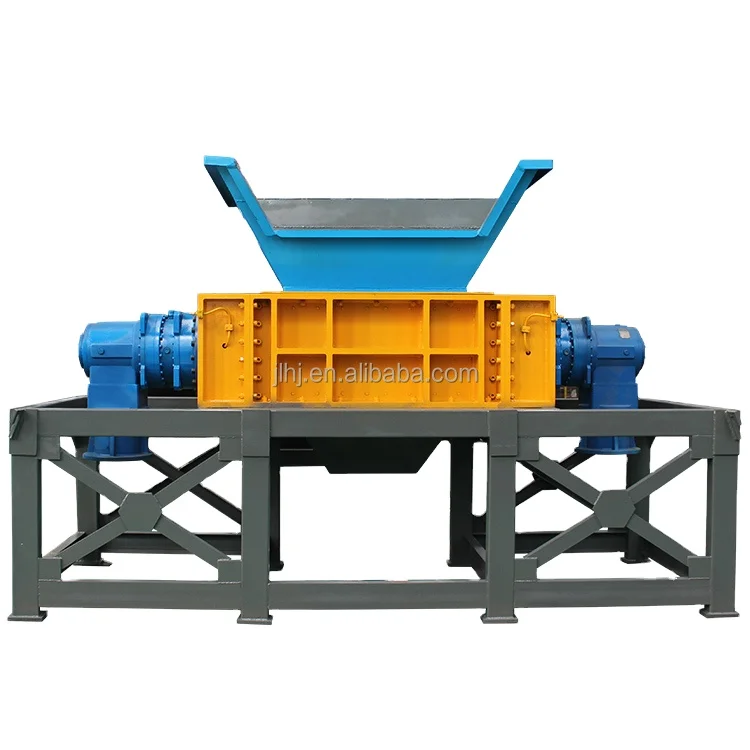 Double Shaft Waste Cardboard Paper Carton Shredder for Recycling Machine