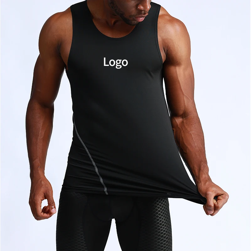 Custom Men Sports Singlet Mens Cutoff Tee Bodybuilding Tank Muscle Top Custom Mens Gym Tank