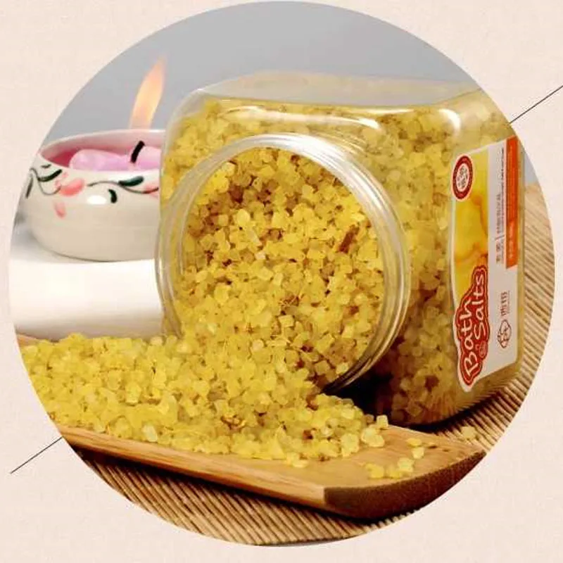 Foot Soaking Bath Salt , Private Label Wholesale Natural Organic Exfoliating Peeling Rose Genger Mineral Shower Foot Scrub