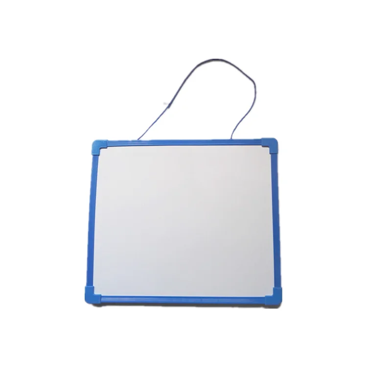 Customized Plastic Border Magnetic Whiteboard Interactive Fridage Magnet Dry Erase Lap board wall hang Whiteboard for Kids