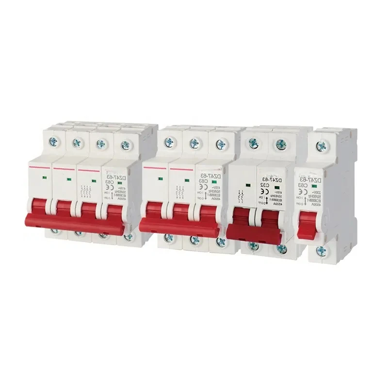 Верхний выключатель mcb 1P 2P 3P 4P Мини Миниатюрный 250v 500vdc 600v 1000v 1200v 1500v 16a 25amp 63a для Солнечной PV системы 6ka