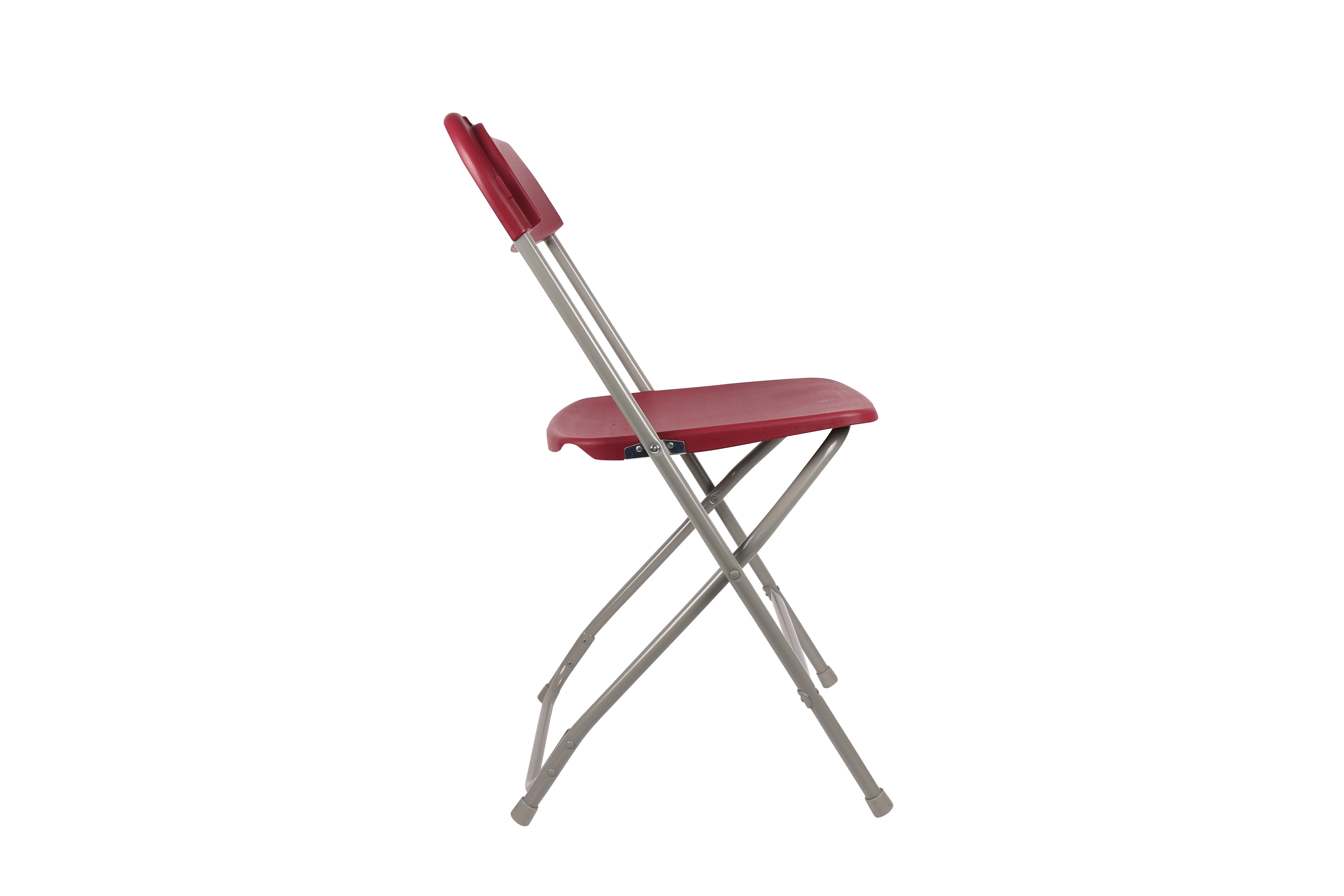 commercial grade red plastic folding chair heavy duty  chair