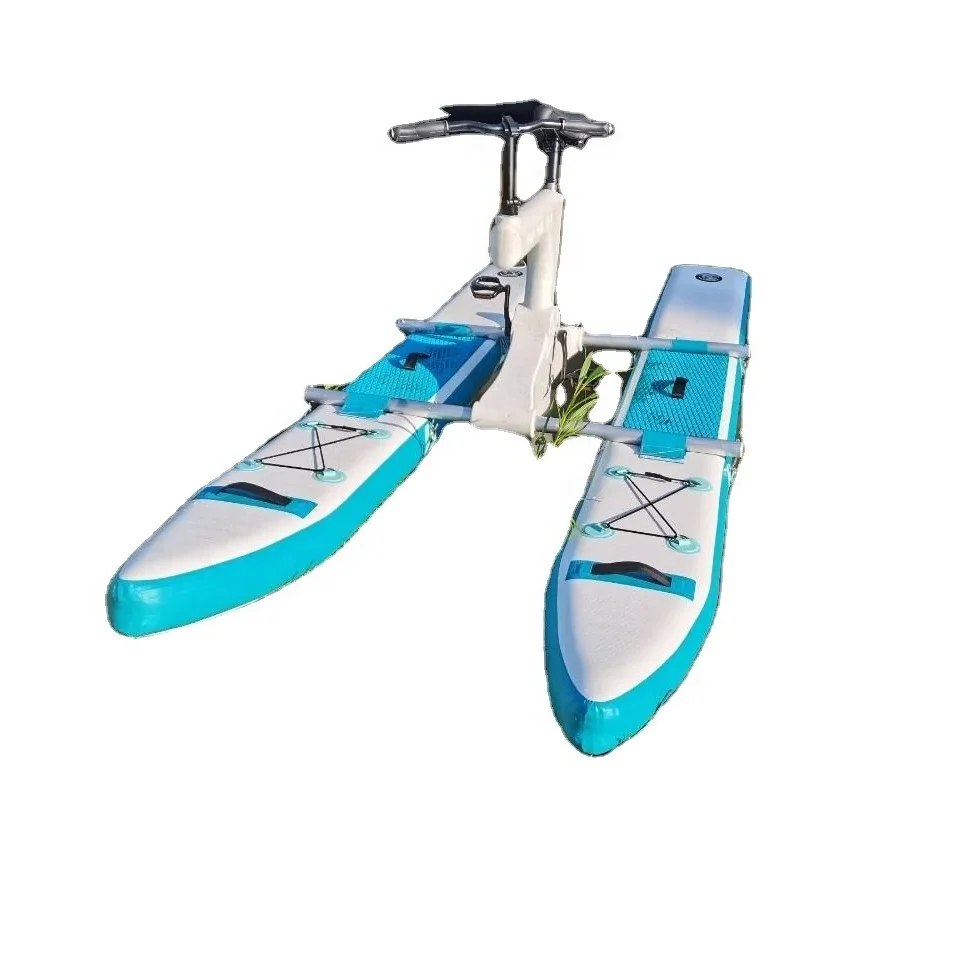 Inflatable Water river sea Bike Swan Pedal Boat Hydrofoil bike Frame Water Electric bike water