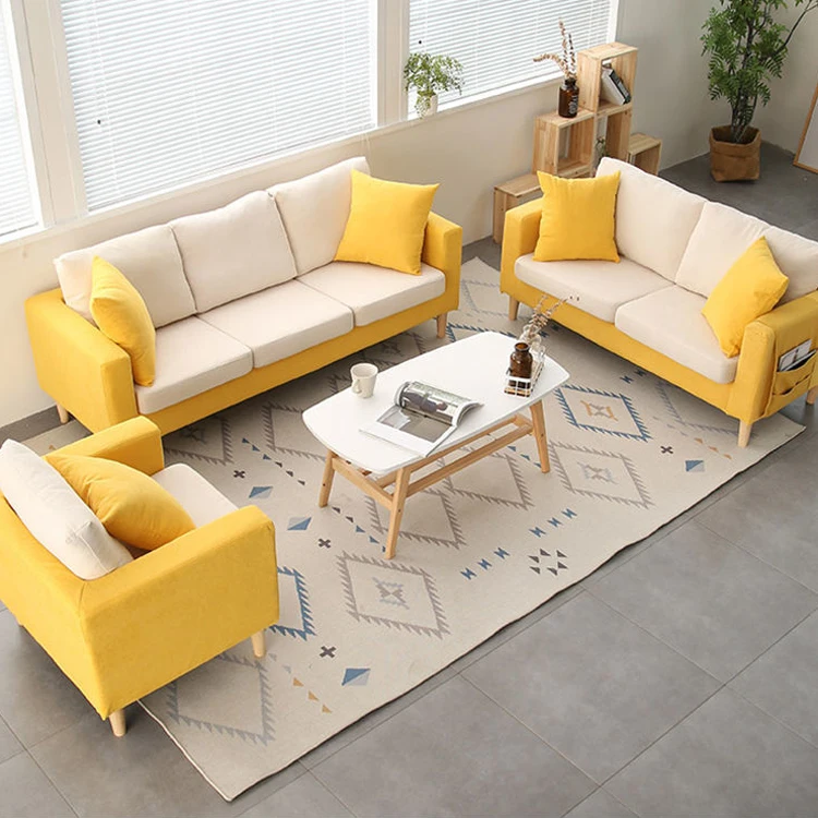 office furniture nordic italian apartment minimalism living room bedroom esigns loveseat fabric sofa