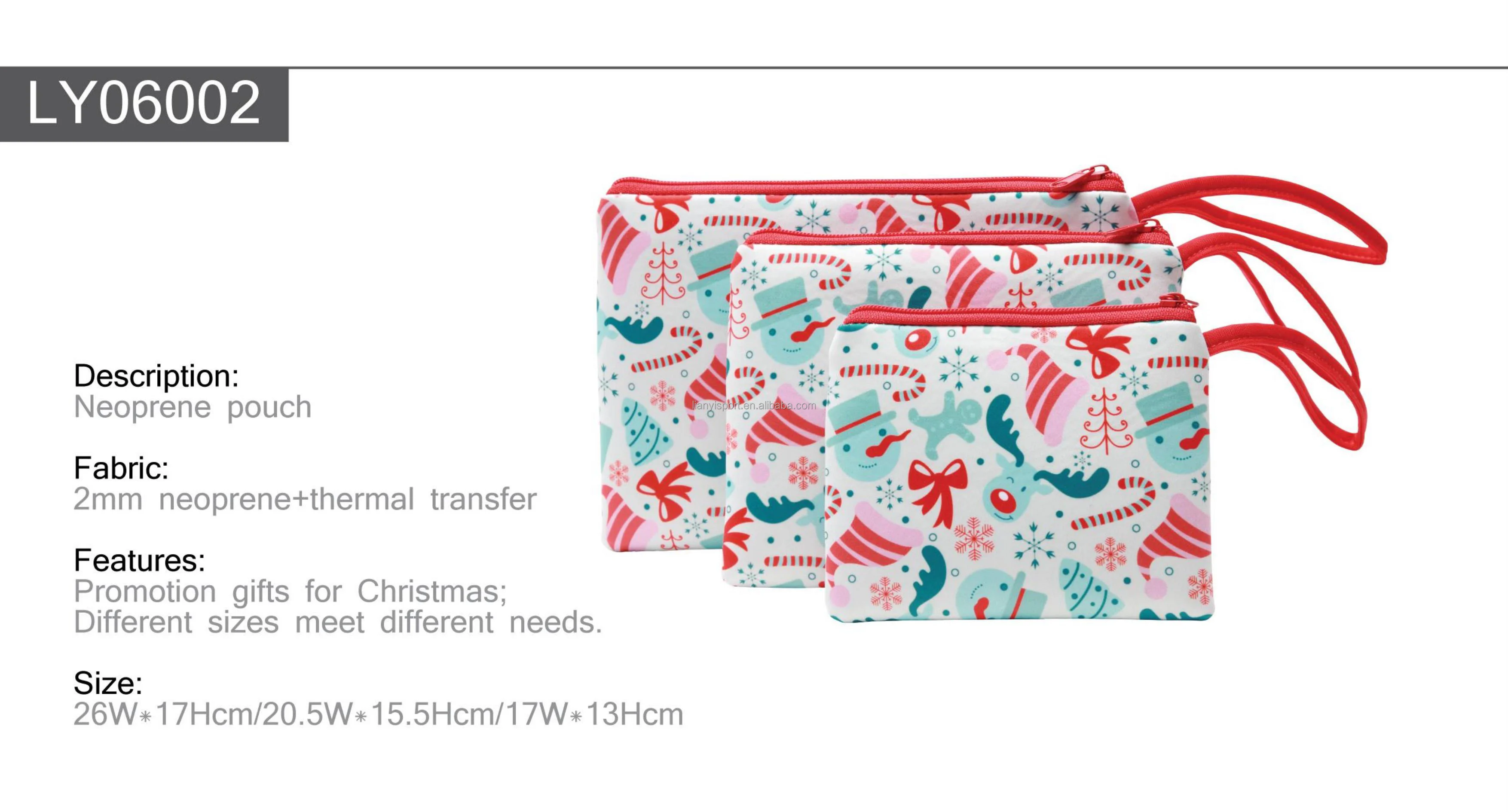 Custom Christmas Series Neoprene Hanging Christmas Stockings Tall Santa Gnome Stocking Socks Holders with Hanging Loops