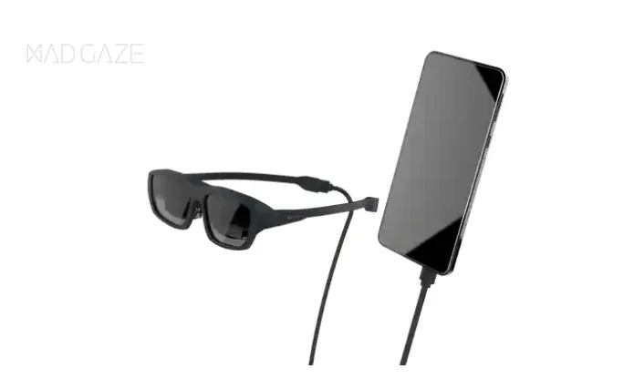 
GlowPlus dragon smARt MR hybrid reality ar glasses 3D mobile cinema supports 