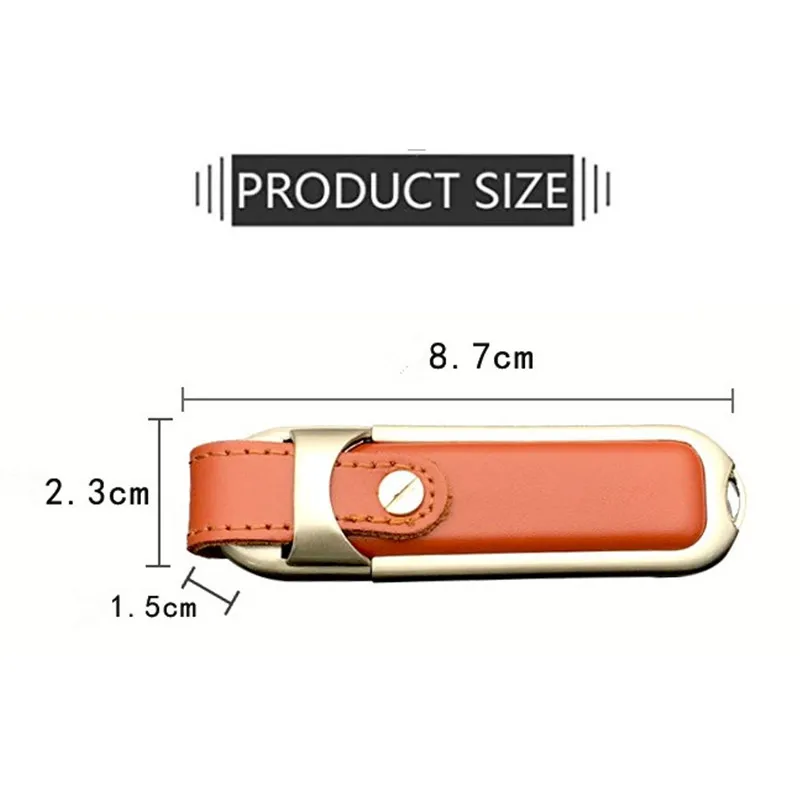 Luxury Leather General U-disk Pen Usb Flash Drive 3.0 and 2.0 4GB 8GB 16GB 32GB 64GB 128GB