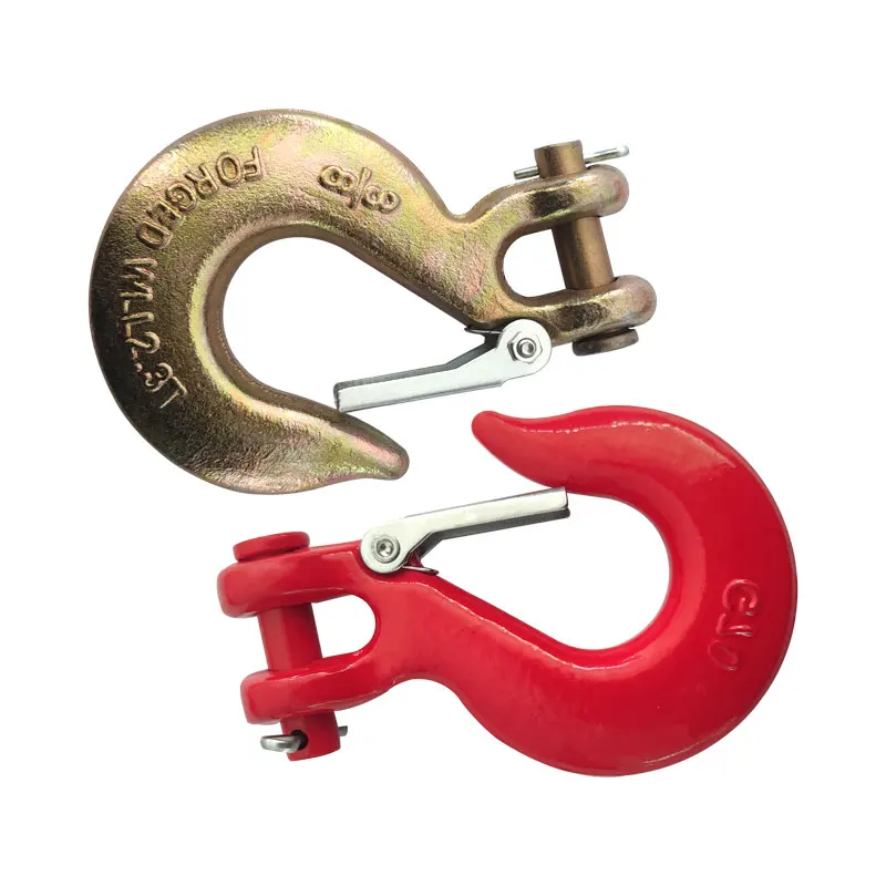 G80 Forged Alloy  Clevis Lifting Sling Hook With Latch