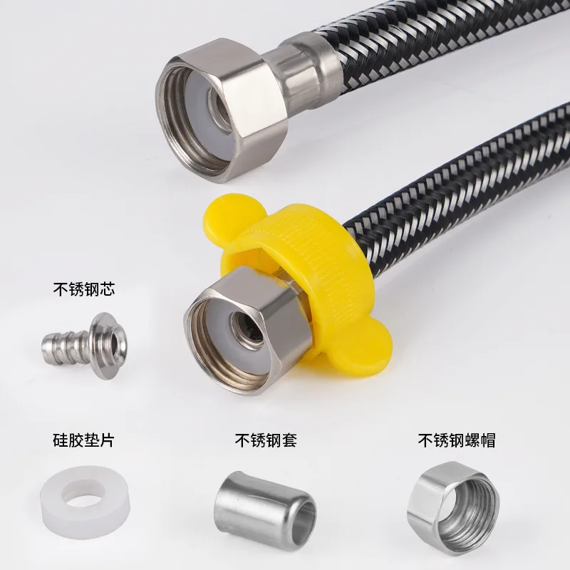 Factory best-selling bathroom and kitchen stainless steel metal braided integral braided joint hose