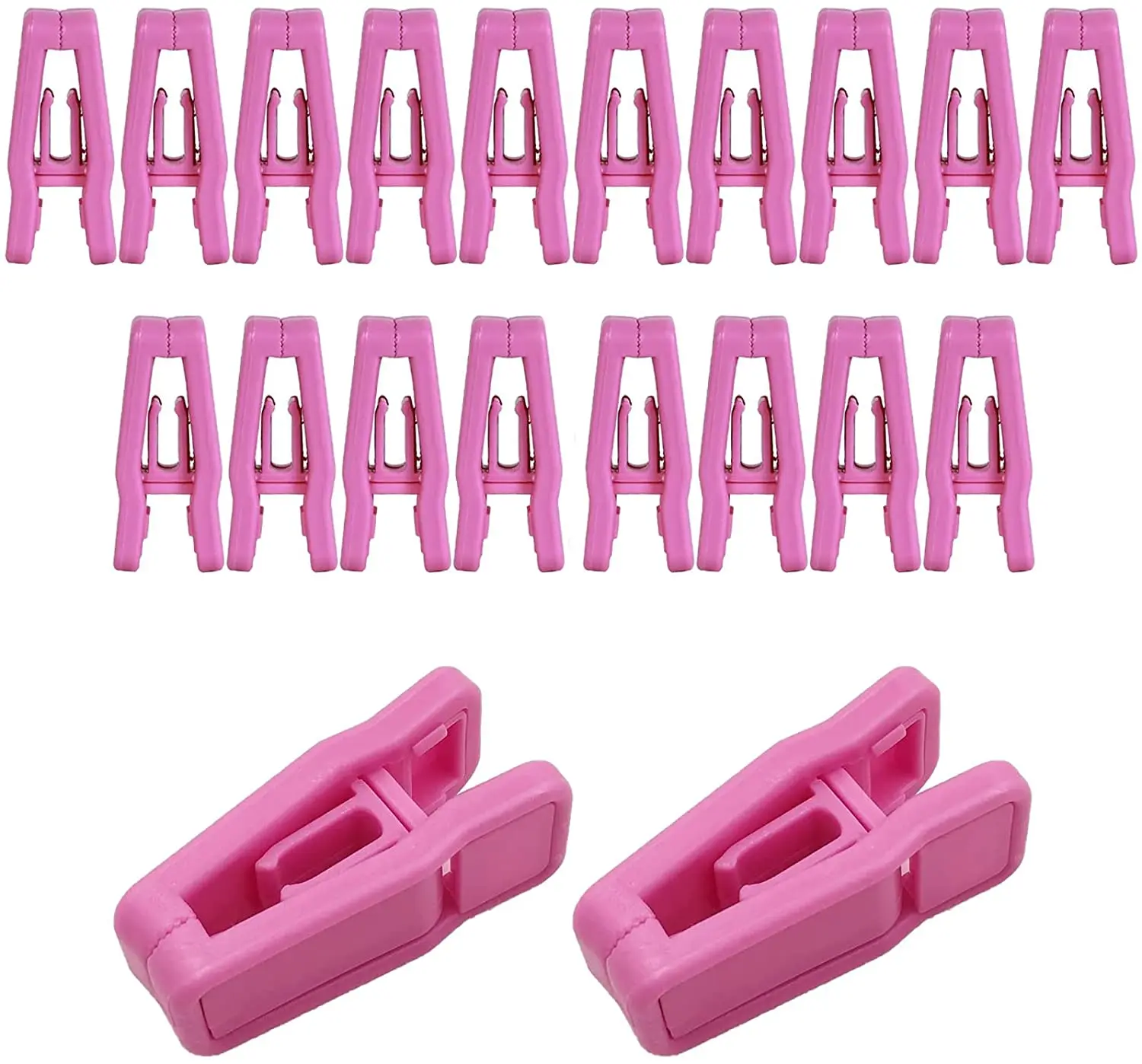 Wholesale pink A-shaped plastic clip pants drying rack clips plastic for drying cloths assorted