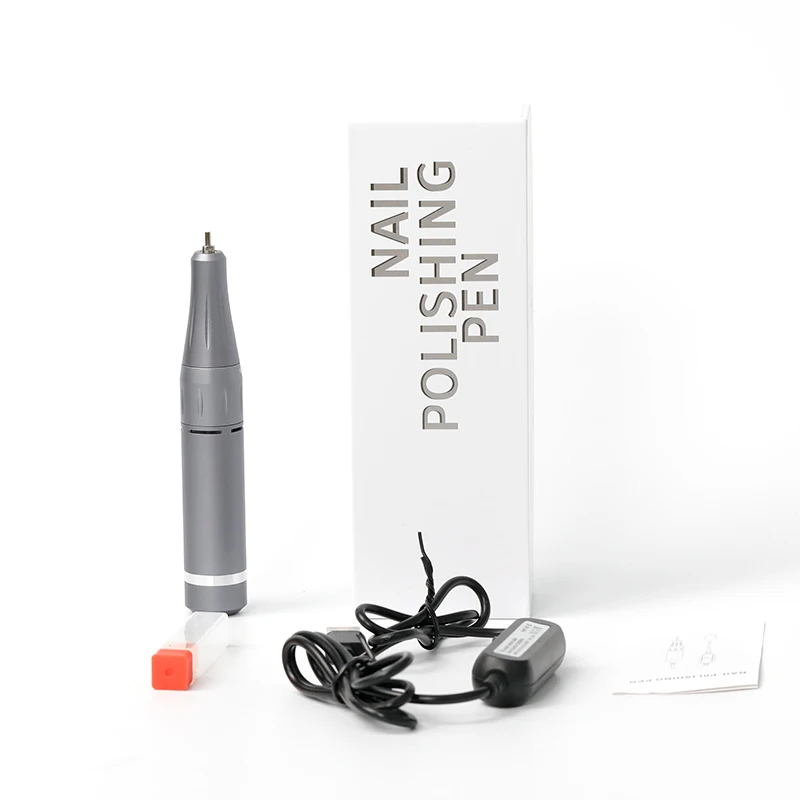 Professional 35Krpm Handle Cordless Nail Drill Vaccum Custom Manicure Polisher Pencil Electric File Portable Gel Nail Drill Kit