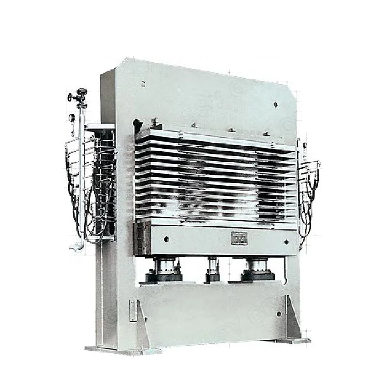 Hydraulic hot press for plywood