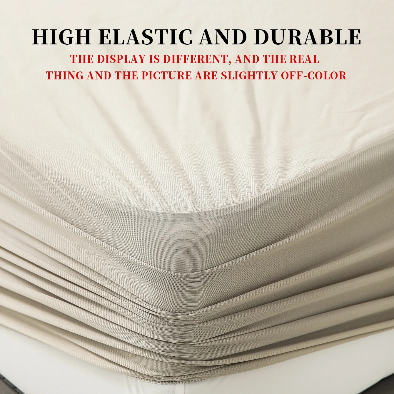Wholesale Waterproof Bed Cover Mattress Protector Twin Full Queen King Polyester Fabric Hypoallergenic Fitted Bed Sheet