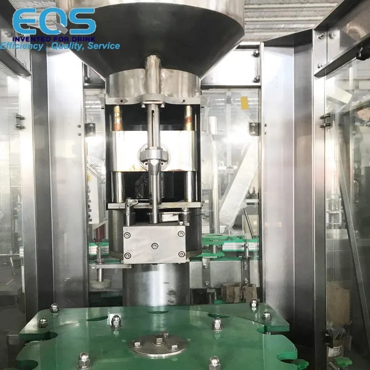 Automatic Linear Type Wine Bottling Line Champagne Wine Corking Machine