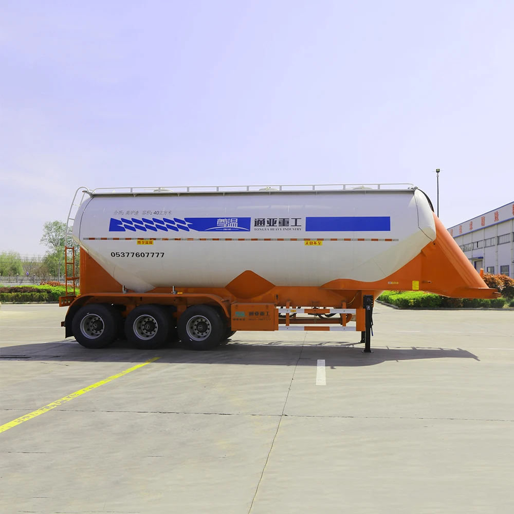 3 Axles Cement Powder/ Bulk Dry Cement Semi Trailer Tank Truck Transport