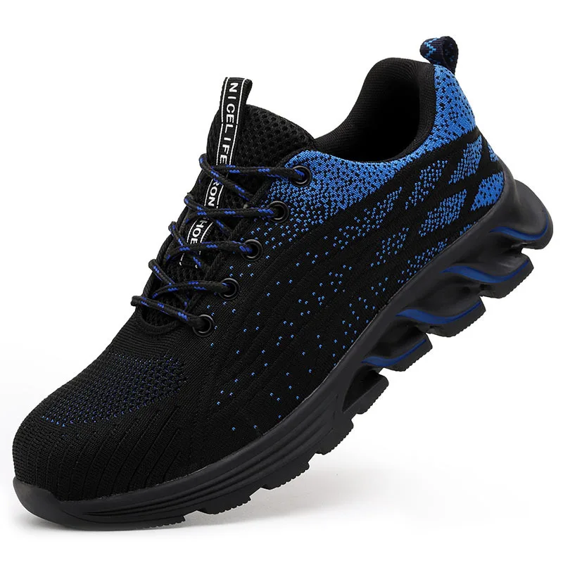 Factory Price Smashing Puncture-Proof Lightweight Man Steel Toe Safety Shoes