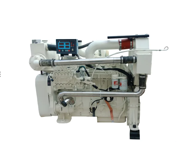 In stock and brand new 179kw 2200rpm water cooled 6 cylinders 6CTA8.3-M240 boat engine for main propulsion