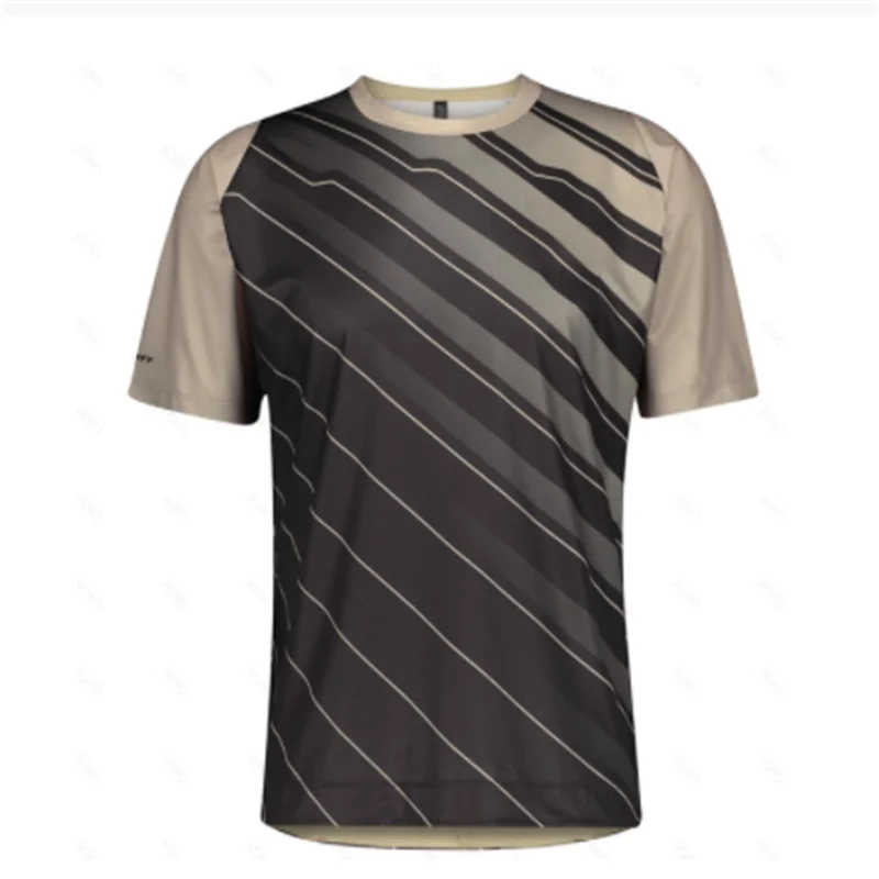 Mens Short Sleeve Cycling Jersey MTB Downhill Shirt DH MX Uniform Mountain Bike Clothing Summer Motocross Wear T-shirt