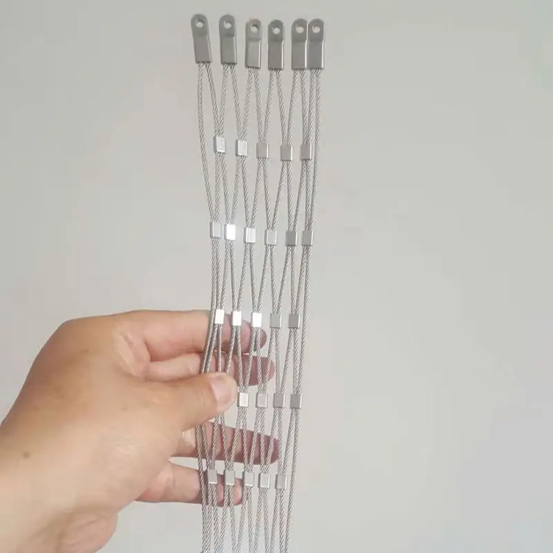 Steel Rope Wire Mesh Wallet Zoo Stainless Steel Wire Rope Mesh Net Stainless Steel Wire Rope Mesh